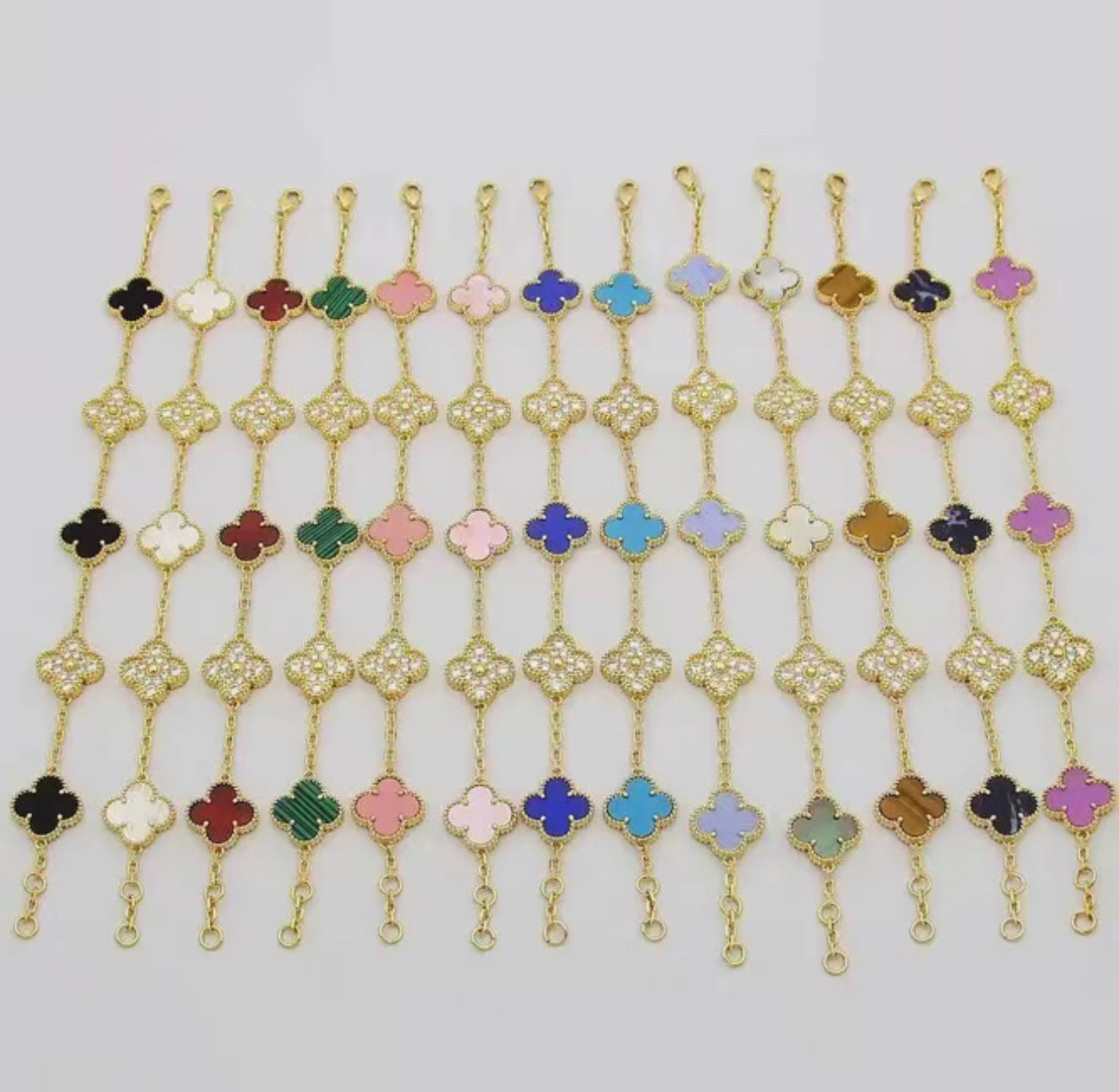 Simple 4 Leaf Clover Bracelet